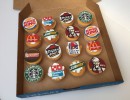 Cupcakes - Mini cupcakes eetbare print fast food