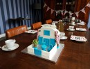 Feesttaarten - 3D taart Grieks huis Santorini