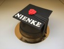 Feesttaarten - Graduation cap geslaagd Nienke