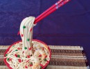 Feesttaarten - 3D anti gravity noodles met chopsticks