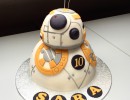 Kindertaarten - 3D taart Star Wars BB8