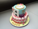Kindertaarten - Alice in Wonderland taart