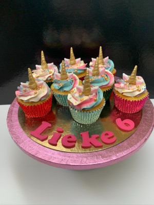 Cupcakes - Unicorn cupcakes Lieke