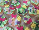 Cupcakes - Tinkerbell cupcakes met eetbare print