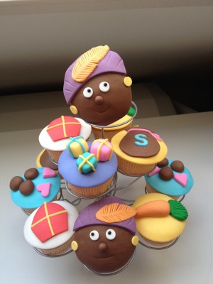 Cupcakes - Cupcakes voor Sinterklaas met Piet